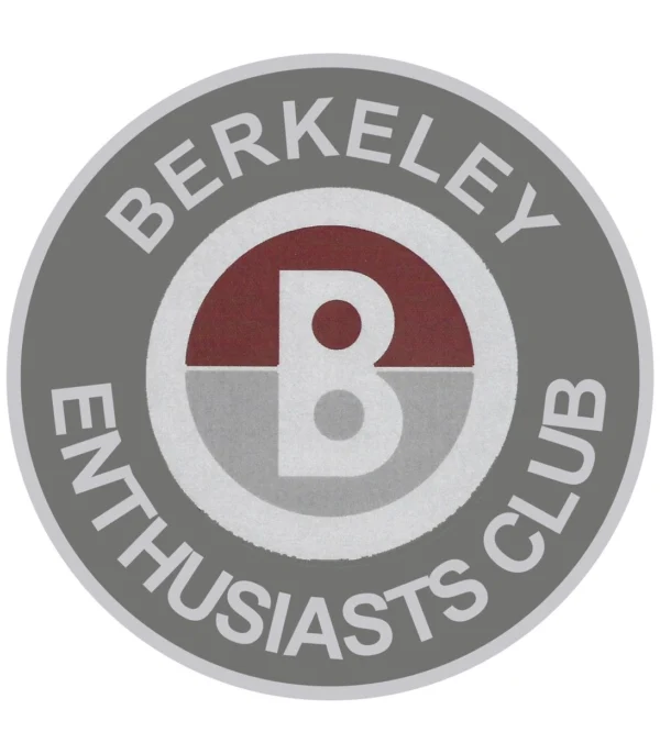 Berkeley Enthusiasts Cloth Badge - £10.95 inc vat & carriage